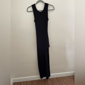 Super down ribbed formal dress